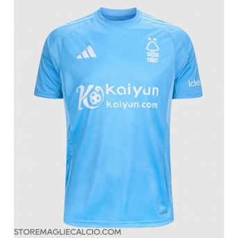Nottingham Forest Maglia Gara Terza Repliche 2024-25 Maniche Corte